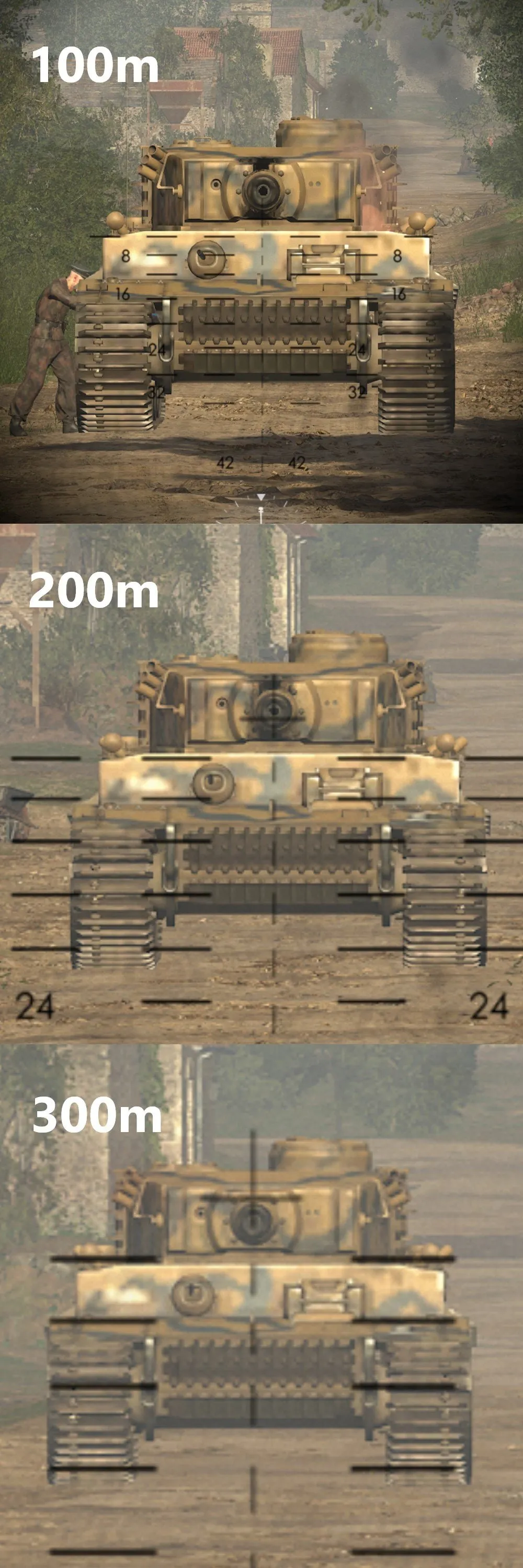 Figure 44: “Distance Reference for the Tiger Shot”