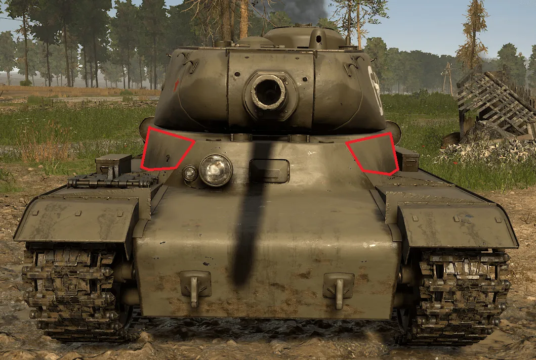Figure 52: “Where to Penetrate an IS-1 in a Panzer IV, A.K.A. ‘Shoulders’”